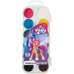 Фарби акварельні, 12 кольорів My Little Pony KITE LP23-061