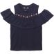 Футболка детская DJ Dutchjeans синяя со звездочками р. 140 E38015-45