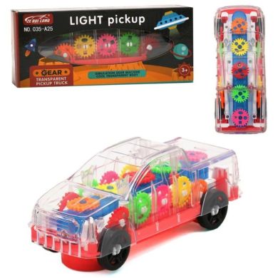 Игрушка машинка 2 цвета микс, свет, звук, движение, в короб.18*7,7*7,5см Shantou 035-A25