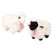 Игрушка мягкая Teddy Hermann Овечка Курт и Эльфрида 12 см в ассортименте 93438