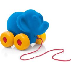 Іграшка з каучукової піни Rubbabu (Рубабу) Слоник з мотузкою синій 21129, Синій