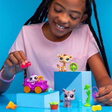 Ігровий набір LITTLEST PET SHOP САФАРІ (3 фігурки, аксес.) 524