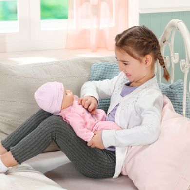 Інтерактивна лялька BABY ANNABELL МОЯ МАЛЕНЬКА КРИХІТКА 43 cm, з аксесуарами 706626