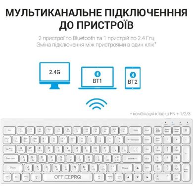 Клавіатура бездротова OfficePro SK985W SK985W