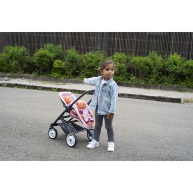 Коляска для кукол Maxi-Cosi&Quinny для близнюків Софт, 52 х 38,5 х 64 см, 3+ SMOBY 253217