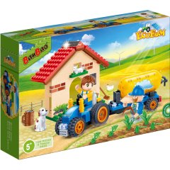 Конструктор Екоферма (185 ел.) Будиночок та тракторець BanBao 8582