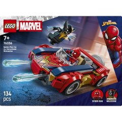 Конструктор LEGO Super Heroes Marvel Автомобіль Людини-павука vs. Отруєний Росомаха 76336
