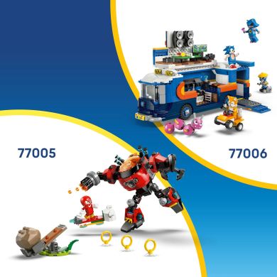 Конструктор Sonic та командна вантажівка LEGO Sonic 77006