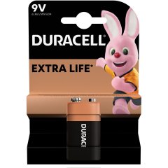 Щелочные батарейки Duracell 9V 6LR61 1 шт. в упаковке 5006014 5000394066267