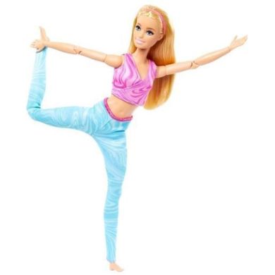 Кукла Barbie серии Двигайся как я блондинка HRH27