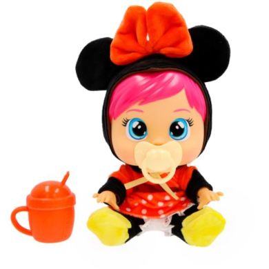 Кукла Плакса Минни с аксессуарами, 26 см. Cry Babies 927384
