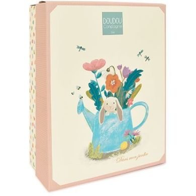 Мягкая игрушка Зайка-комфортер розовый, 27 см DouDou DC4207