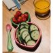Набір дитячого посуду: тарілка та ложка &laquo;Редиска&raquo;, Oli&Carol W-PLATE-RADISH