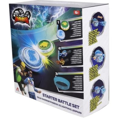 Набір Infinity Nado VI Starter Battle Set Gold Warrior Phoenix vs Lighting Leopard Золотий Воїн Фені EU654183