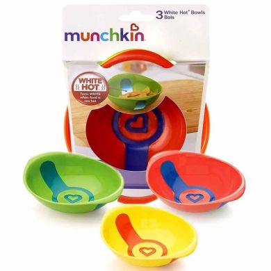 Набір термочутливих мисок Munchkin White Hot 3 шт. 012100