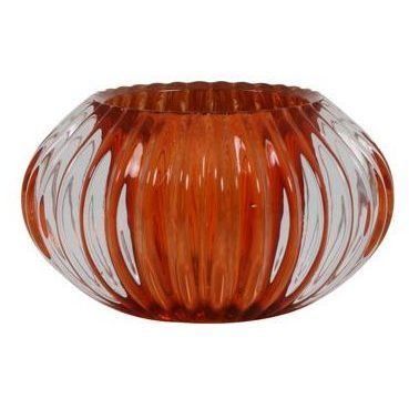 Подсвечник д11x6,5 см PERTU оранжевый Light & Living 6195694