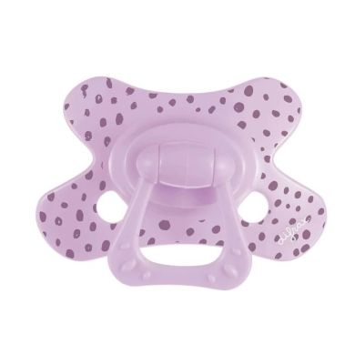Пустышка силиконовая Difrax Natural 6+ месяцев, Lilac_dots 127 Lilac_dots, Фиолетовый
