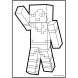 Розмальовка А4 Yes Minecraft з наліпками, 8 стор. YES 743221