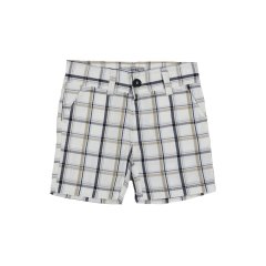 Шорти дитячі Dr. Kid 12м бежеві в клітку DK503/PV20