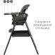 Стульчик для кормления Tutti Bambini Nova, черный 611010/9999, Черный