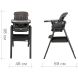 Стульчик для кормления Tutti Bambini Nova, черный 611010/9999, Черный