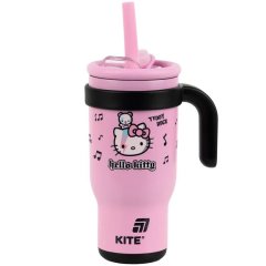Термокружка з трубочкою, 530мл, Hello Kitty HK25-1266