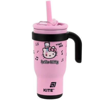 Термокружка з трубочкою, 530мл, Hello Kitty HK25-1266