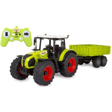 Трактор на радіокеруванні Claas Arion 660 1:24 2,4GHz, салатовий з самоскидним причепом Jamara 405360