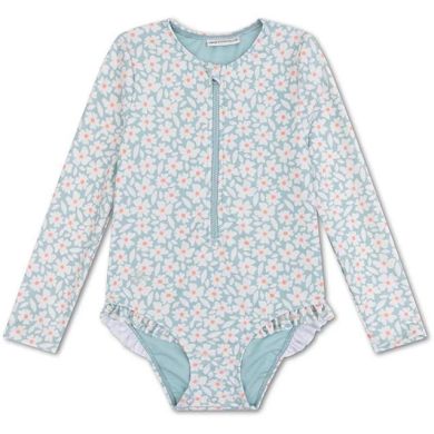 Цельный купальник Зеленые цветы 98/104 Swim Essentials 2024SE1099