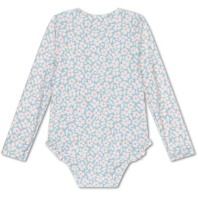 Цельный купальник Зеленые цветы 98/104 Swim Essentials 2024SE1099