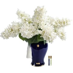 Аромат для приміщень Гортензії Ivory White у вазі кольору індіго Cote noire INDH01