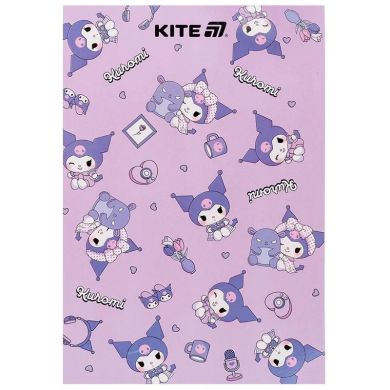 Блокнот-планшет Kuromi A5, 50 листов, клетка Kite HK25-194-1
