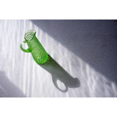 Графін для напоїв довгий Hobnail світло-зелений, 1000 мл KLIMCHI 16185/1000-51/27