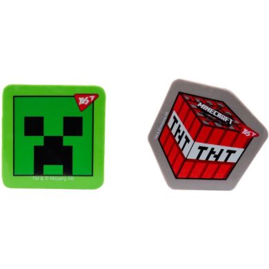 Гумка фігурна Yes Minecraft 2 диз. мікс 560607