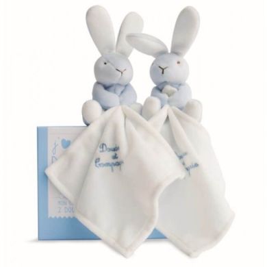 Іграшка комфортер Doudou Le Collectors Кролики/ведмедики в ассортименті DC2918, Синій