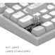 Ігрова клавіатура DARK PROJECT ALU81 Terra Nostra ENG/UA (DPKB_NOSTRA_81_ANSI_WHITE_UA)