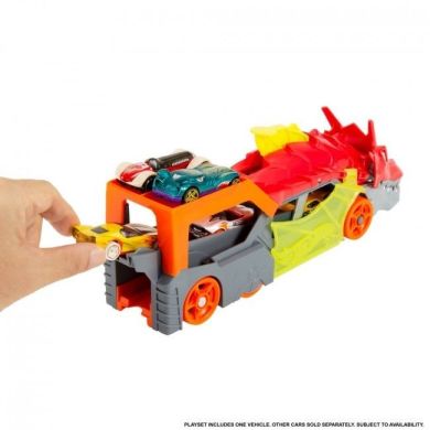 Ігровий Вантажівка-транспортер Паща дракона Hot Wheels GTK42