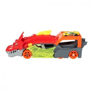 Ігровий Вантажівка-транспортер Паща дракона Hot Wheels GTK42