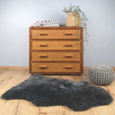 Килимок з овчини Nattiot Douchka Gris 67 x 100 см 1040213517