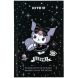 Книга записна тверда обкладинка А6, 80 аркушів кл. Kuromi HK24-199-1