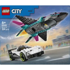 Конструктор LEGO City Реактивний літак проти автомобіля 60489