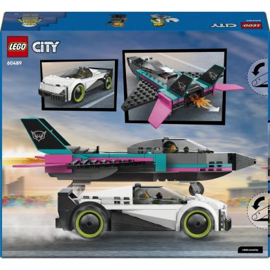 Конструктор LEGO City Реактивний літак проти автомобіля 60489