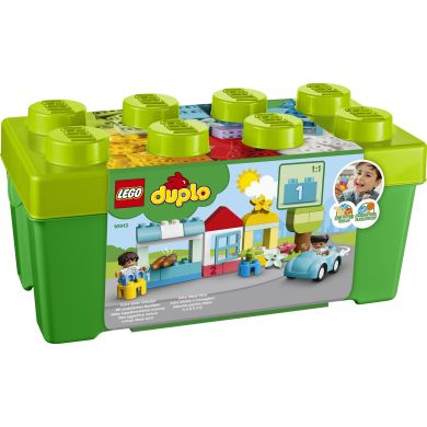 Конструктор LEGO DUPLO Classic Коробка с кубиками, 65 деталей 10913