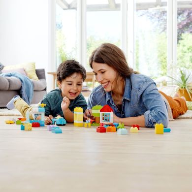 Конструктор LEGO DUPLO Classic Коробка с кубиками, 65 деталей 10913