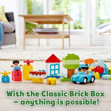 Конструктор LEGO DUPLO Classic Коробка с кубиками, 65 деталей 10913