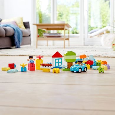 Конструктор LEGO DUPLO Classic Коробка с кубиками, 65 деталей 10913