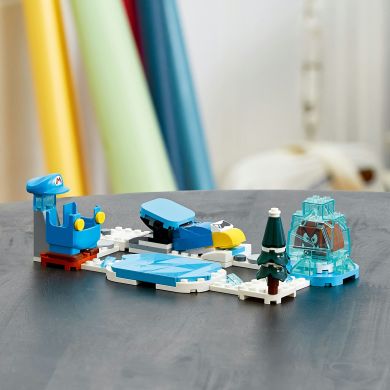 Конструктор LEGO Super Mario Костюм Ледяного Марио и Ледяной мир. Дополнительный набор 105 деталей 71415
