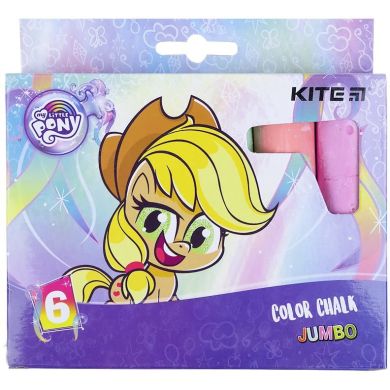 Крейда кольорова Kite Jumbo, 6 кольорів, My Little Pony LP21-073