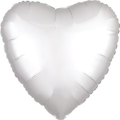 Шарик фольгированный FlexMetal Серебряное Сердце-мини 202500 P