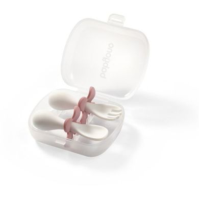 Ложечка і виделка у футлярі BabyOno BabyOno 969, Рожевий